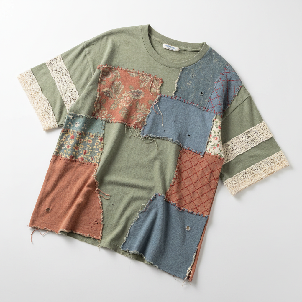 basic upcycled tee shirt